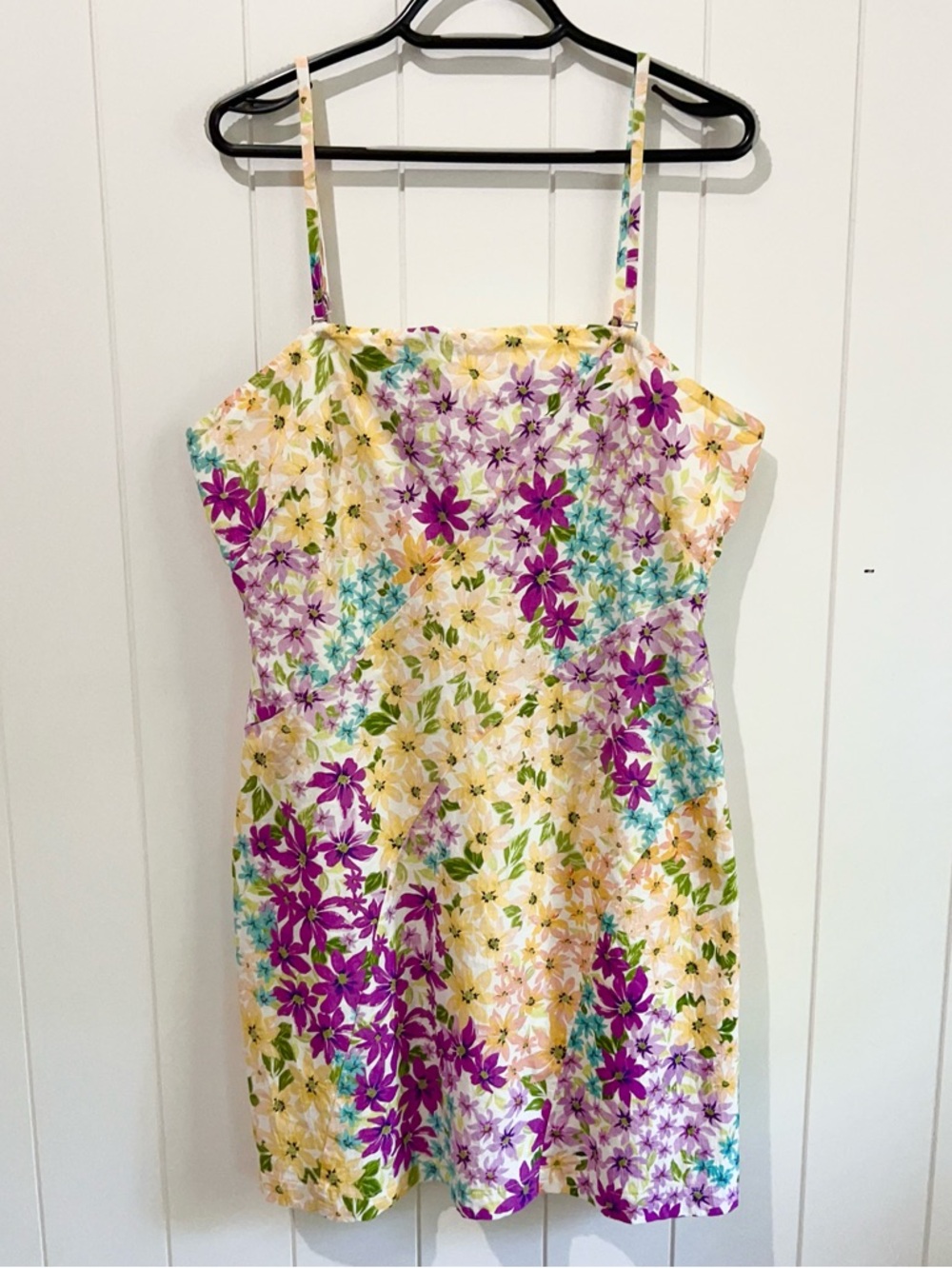 Avec Les Filles Mini dress floral cottage core party  size 14 multicolored